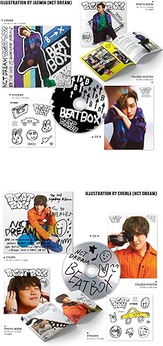 Miniatura 4 de DREAMUS NCT Dream Beatbox 2 álbum de reenvasado Versión Digipack Contenido+Póster Plegable+Seguimiento Sellado (al azar)