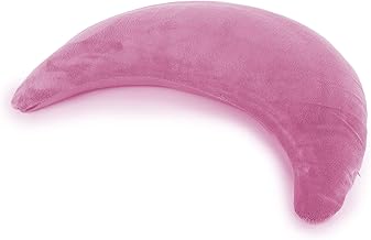 Theraline Plushy Moon Pillow Filled with Sand-Fine Micro Beads, Colour: Mauve