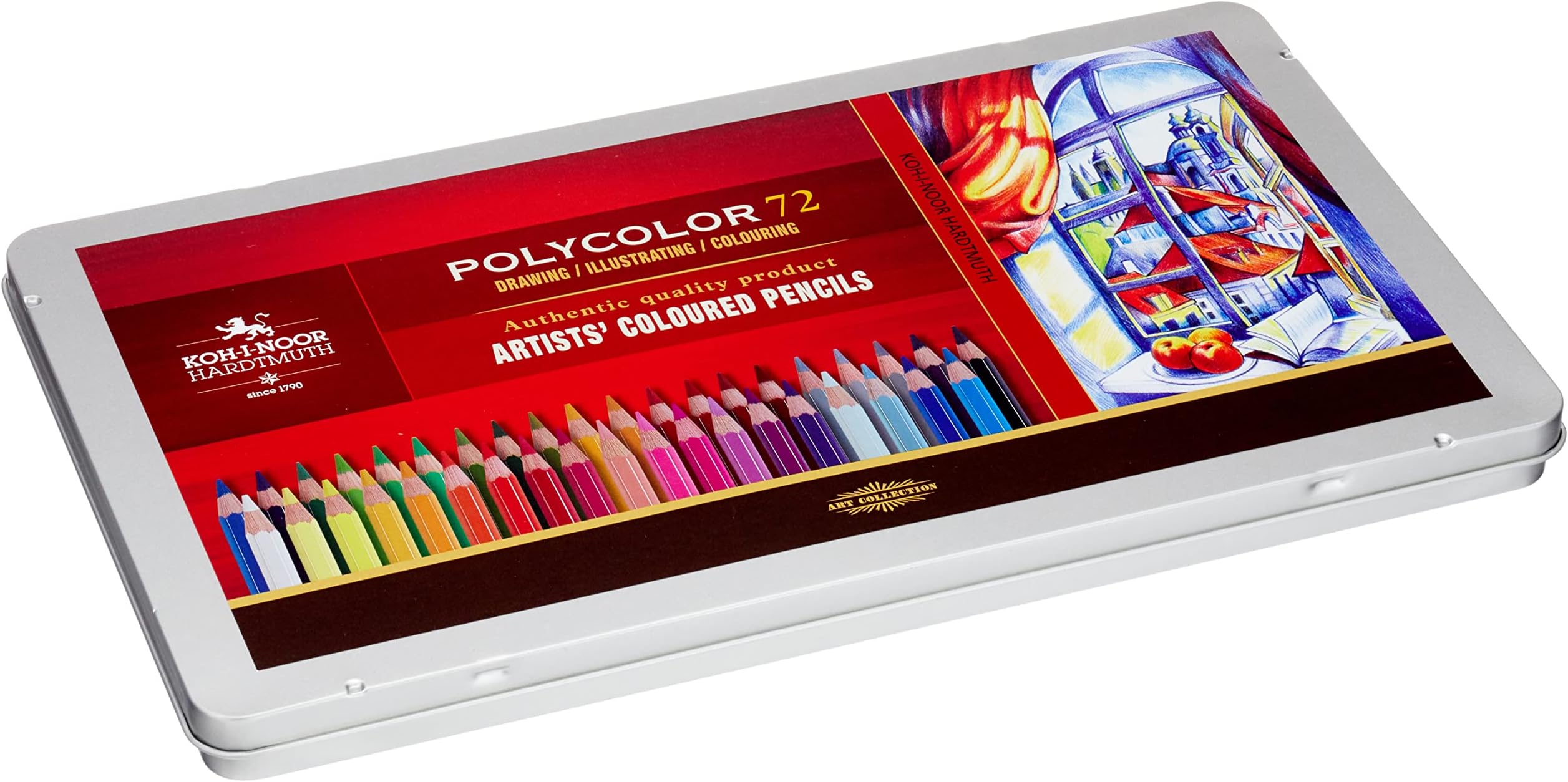 KOH-I-NOOR GIOCONDA Negro Aquarelle – 12 Soluble En Agua Lápices De Grafito 2B. 8800