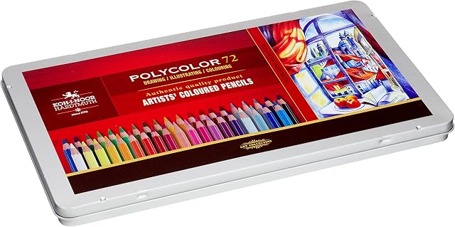 KOH-I-NOOR Polycolor Artist's Coloured Pencils (Set of 72)