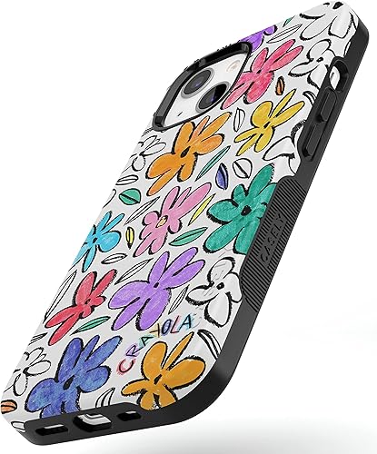Vista 1099 de Casely Funda para iPhone 13 Compatible con MagSafe Color Splash de medianoche Funda retro abstracta Color de medianoche Splash Abstracto