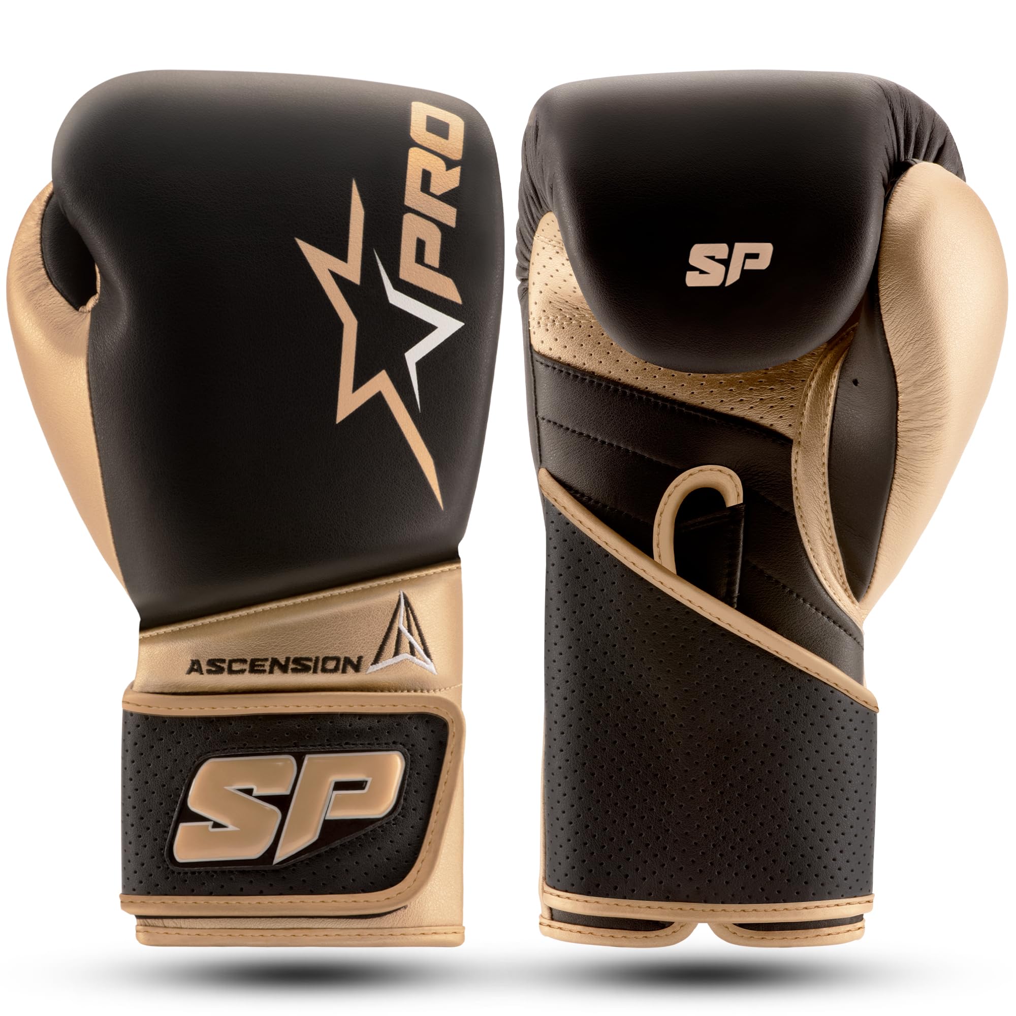 Starpro Ascension Guantoni da boxe in microfibra | Massimo comfort, assorbimento degli urti e vestibilità ergonomica | Ideale per atleti avanzati