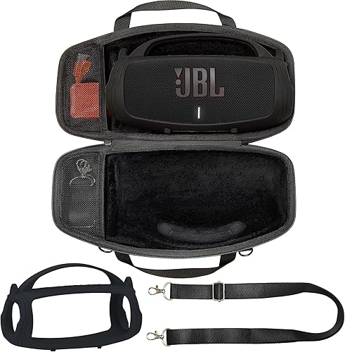 Vista 11 de JCHPINE Funda de silicona y funda rígida de viaje para JBL Charge 4 / Charge 5 accesorios de altavoz Bluetooth portátil