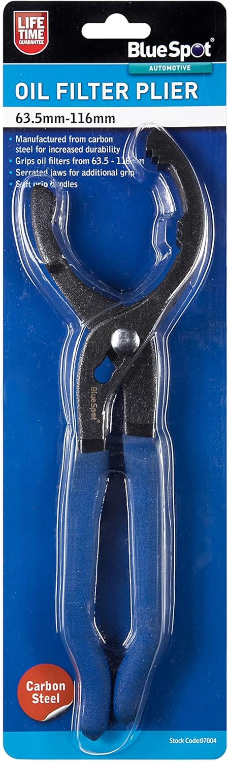 BlueSpot Tools 07004 Oil Filter Pliers