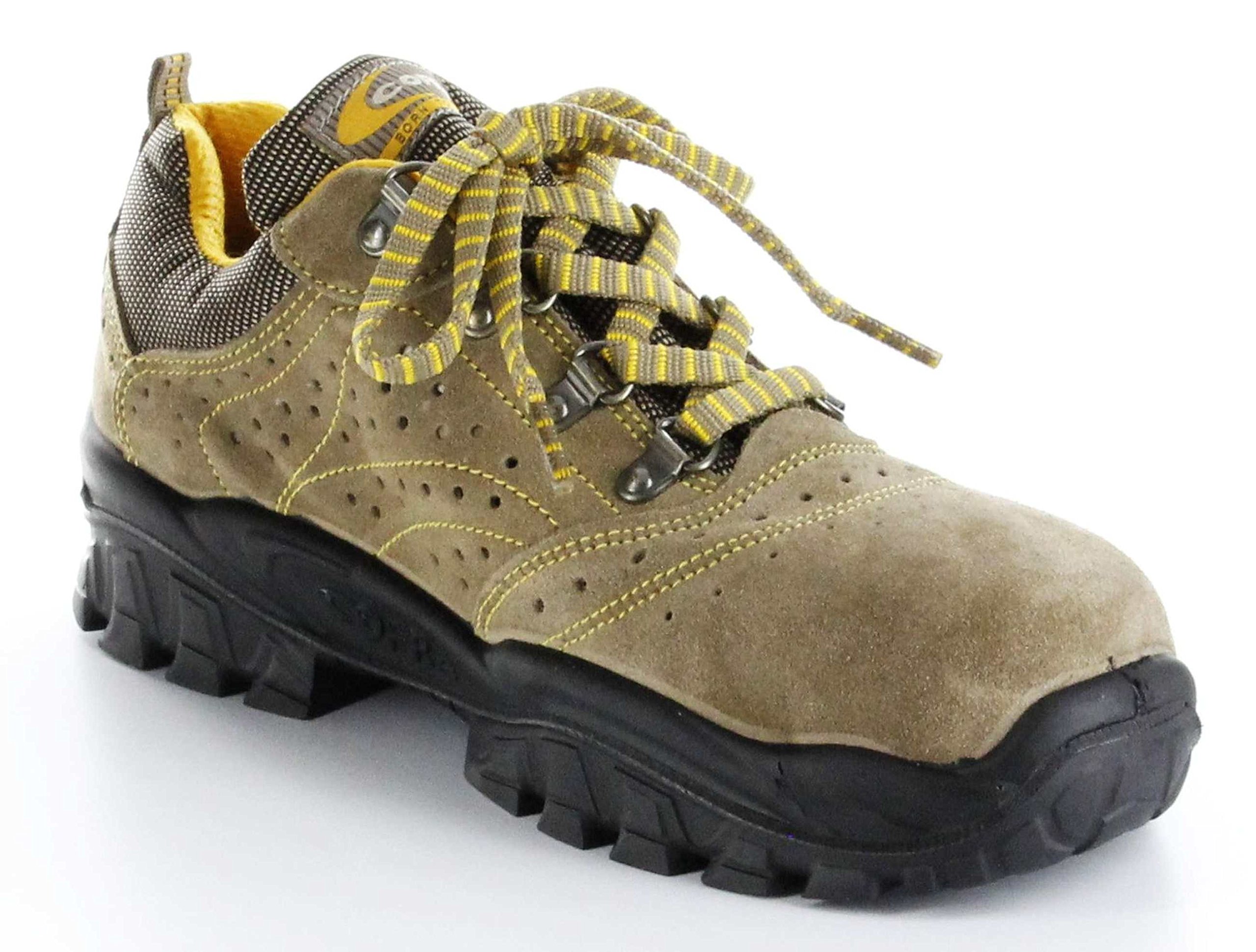 Cofra New Nilo S1 P SRC, Zapatos de Seguridad, Beige/Amarillo, 45