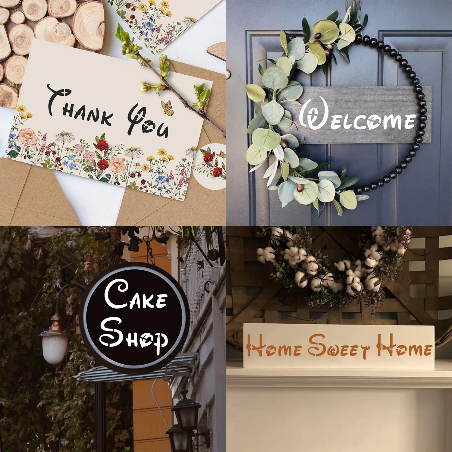 Plantillas de letras del alfabeto de 3 pulgadas para pintar, 70 plantillas mágicas y números, plantillas de plástico reutilizables para pintar sobre madera, letrero, diario, decoración de manualidades