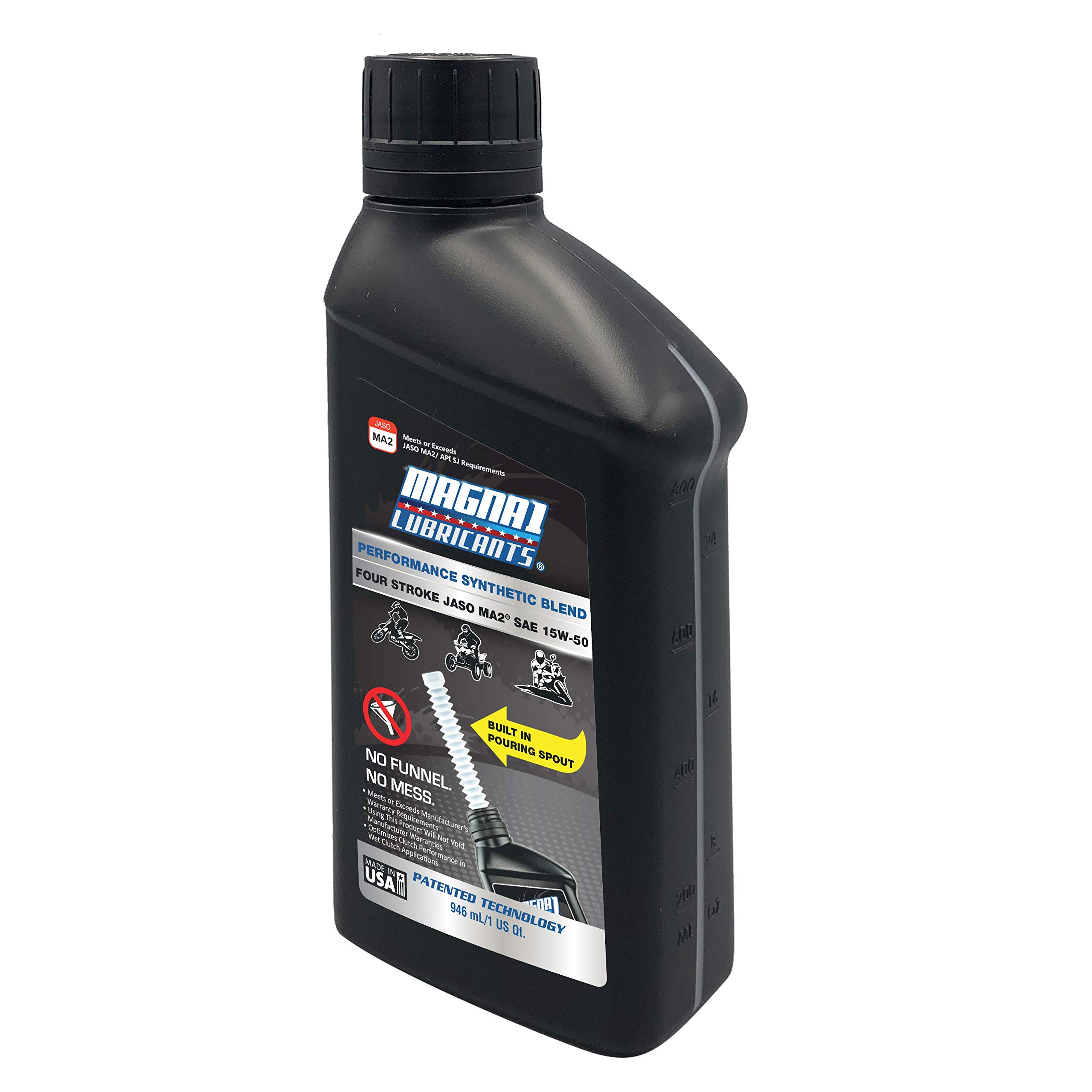 MAGNA1 Performace Synthetic Blend JASO MA2 15W-50 - Quart (12)