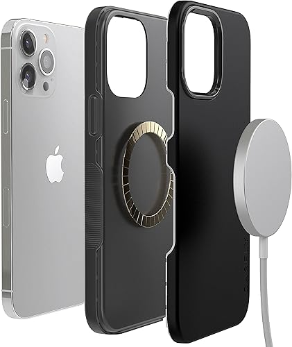Miniatura 8 de Casely Funda para iPhone 13 Pro Max  Compatible con MagSafe  Funda protectora negra sobre negra