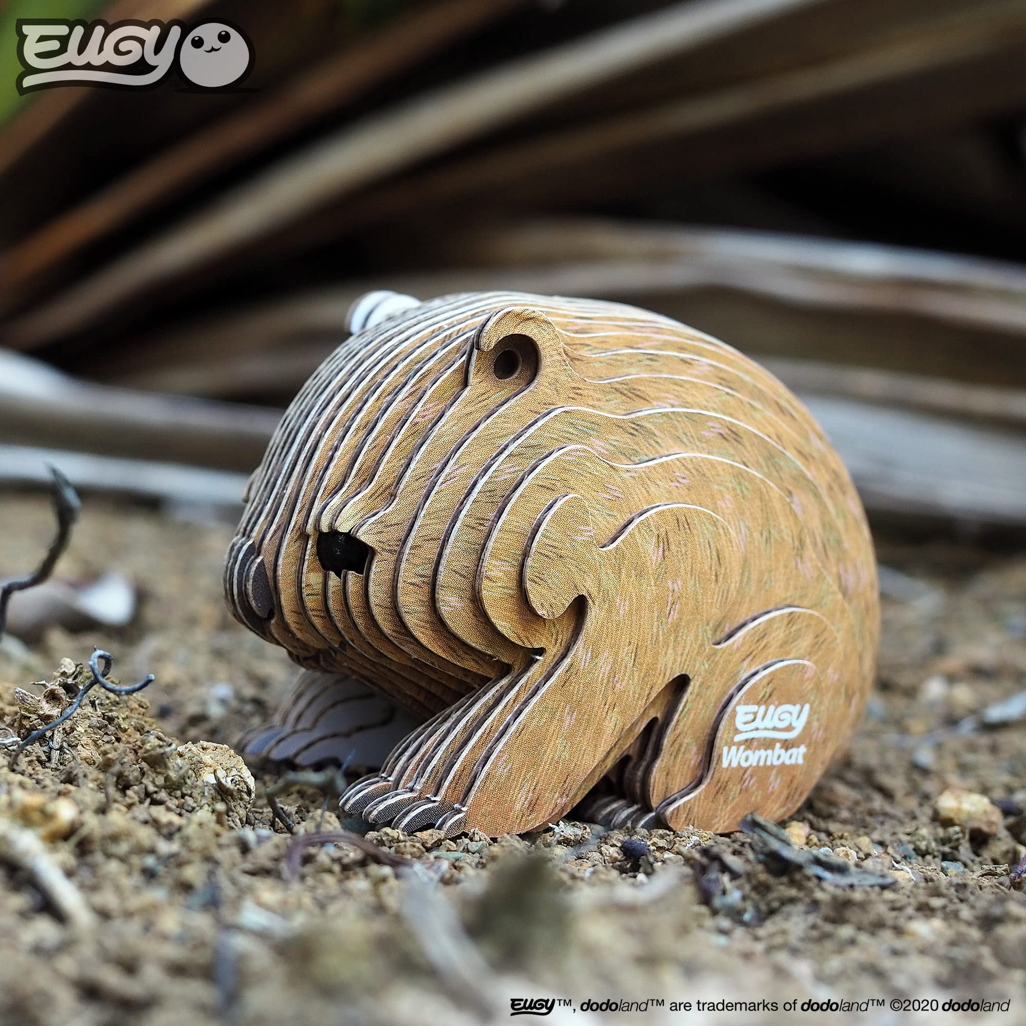 Kit 3D EUGY Wombat – Maquette Carton à Monter, Enfant Dès 6 Ans, Neuf
