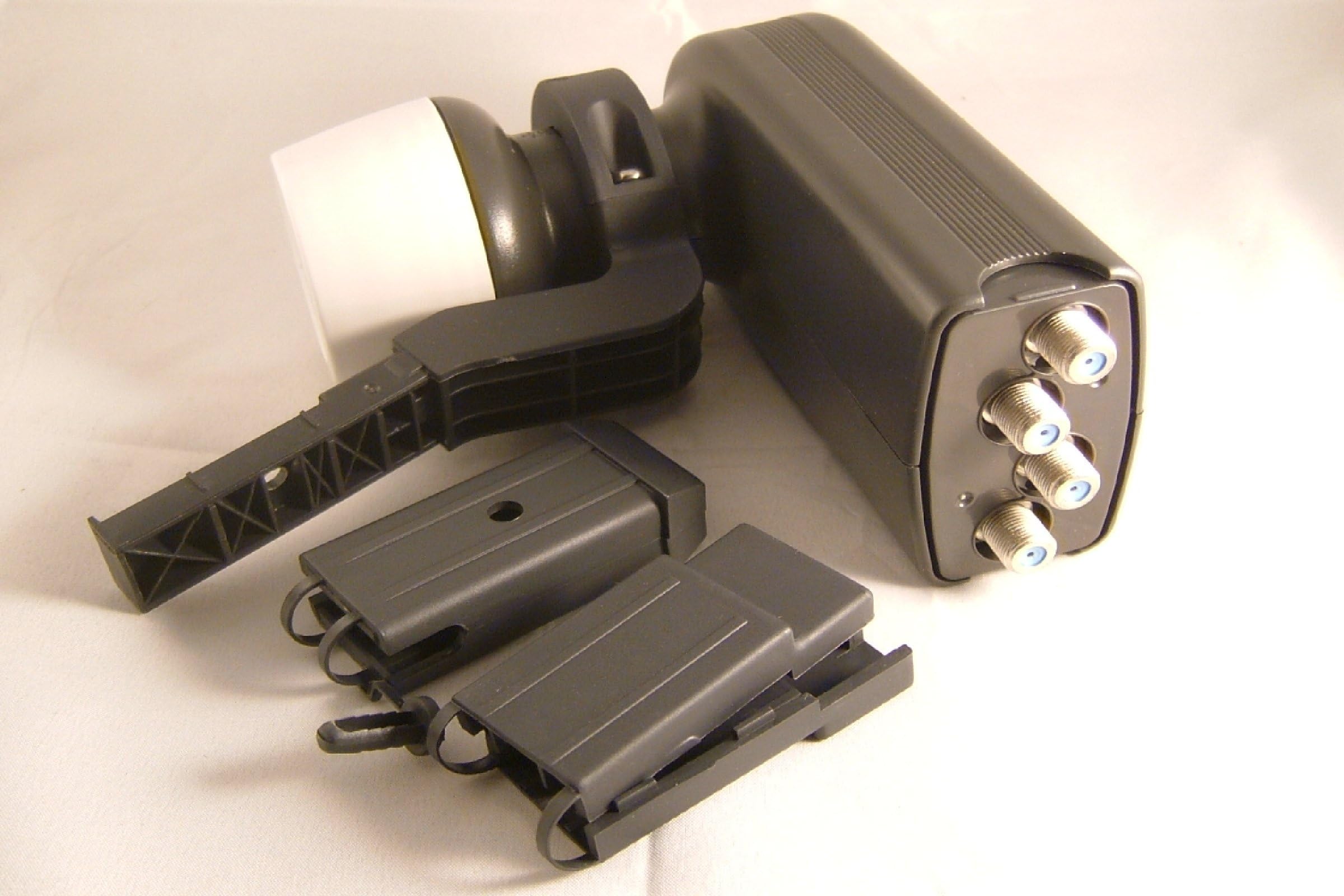 Sky Quad LNB Older version With Adaptors for Original Zone 1 & Zone 2 Dishes