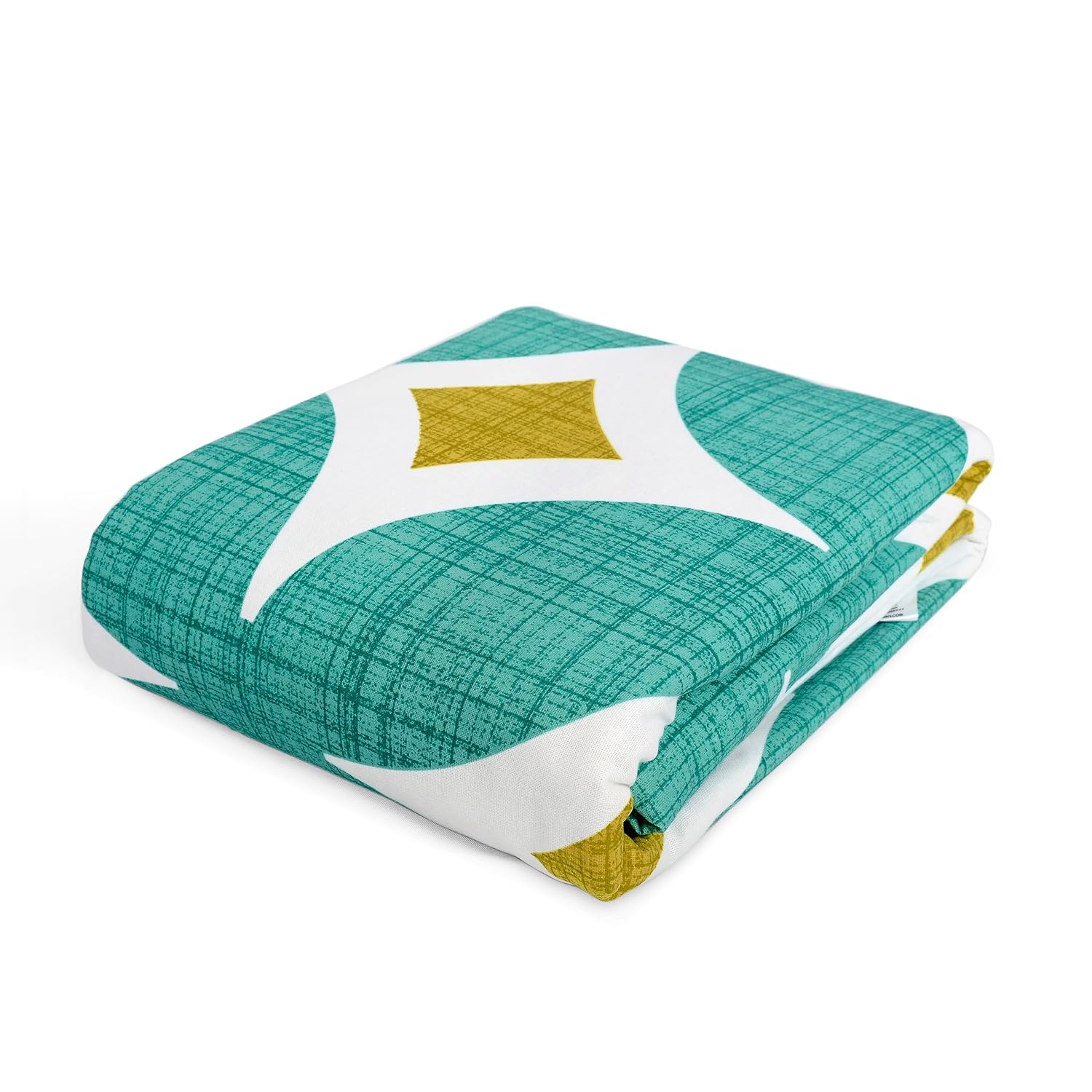 Divine Casa Glace Cotton Single Bed Dohar | 120 GSM Lightweight AC Blanket | Reversible Summer Quilt | 210 x 140 CM, Turqu...