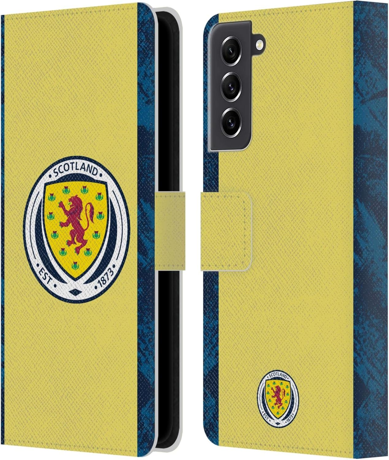 Head Case Designs Officially Licensed Scotland National Football Team 2019-2021 Home Kits Leather Wallet Case Compatible with Samsung Galaxy S21 FE 5G