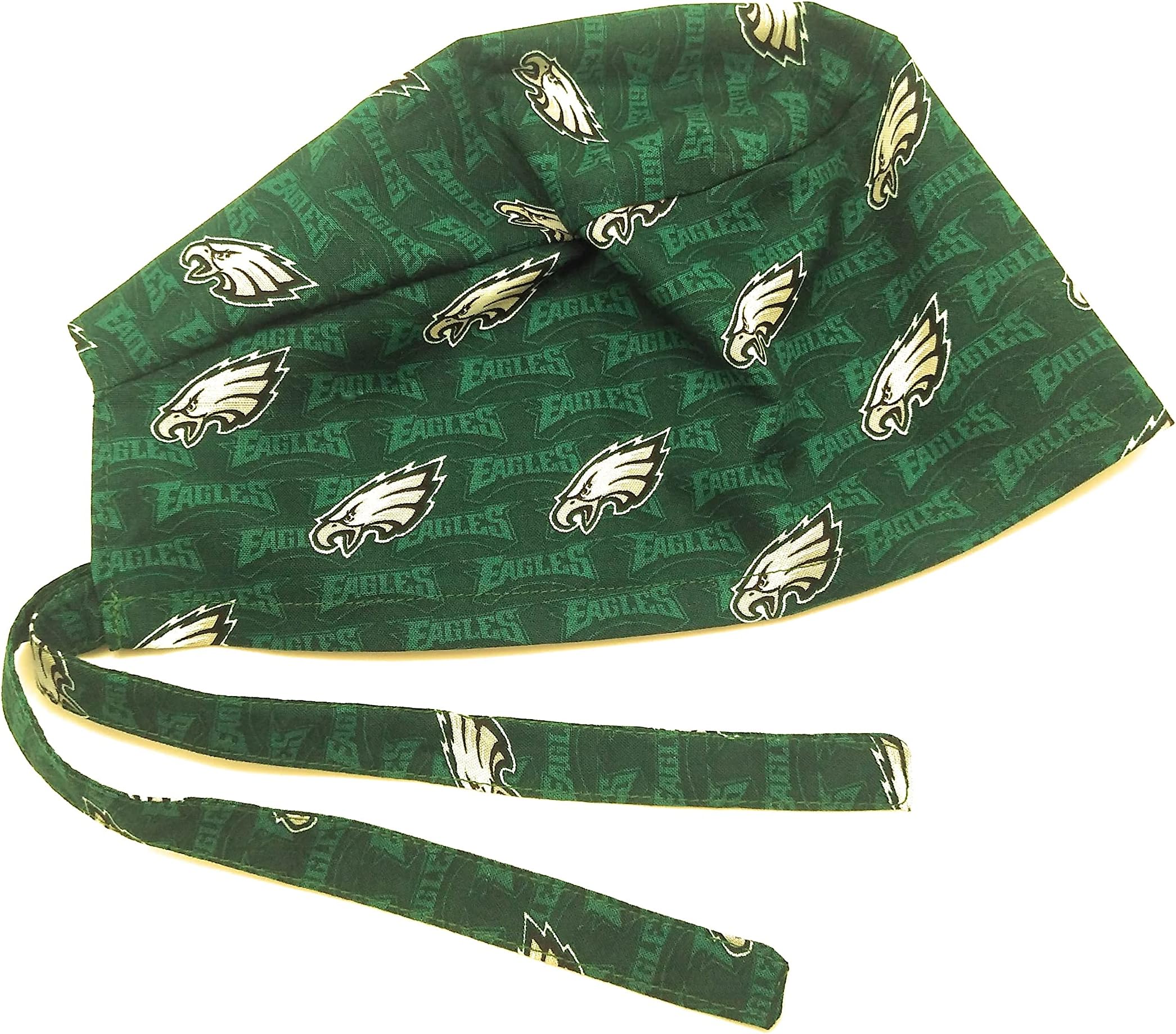 Scrub Hat Summer Sports Teams Ball Fun Fabric Cap Do-Rag Skull Green
