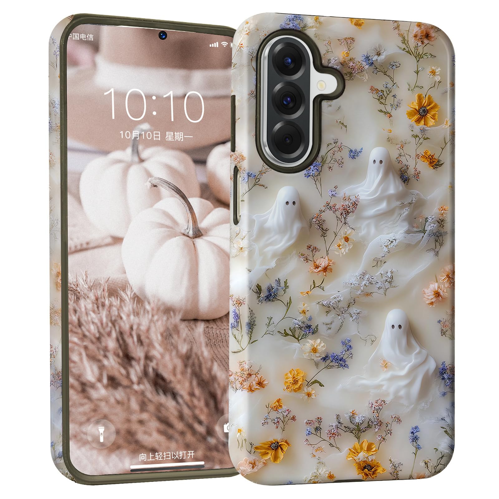 Coque Samsung A26 5G résistant aux chocs esthétique fleurie - 8