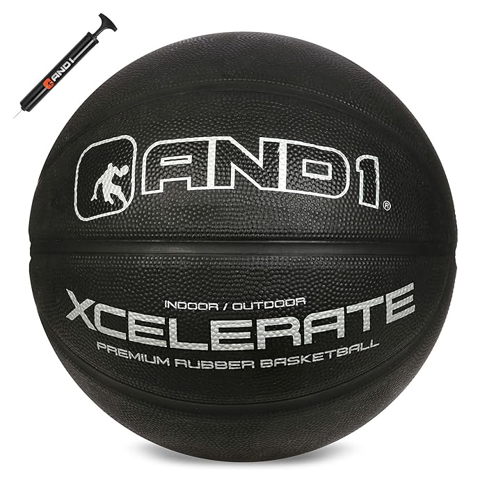 Buy AND1 Xcelerate Rubber Basketball (Inflated) OR (Deflated w/Pump Included): Official