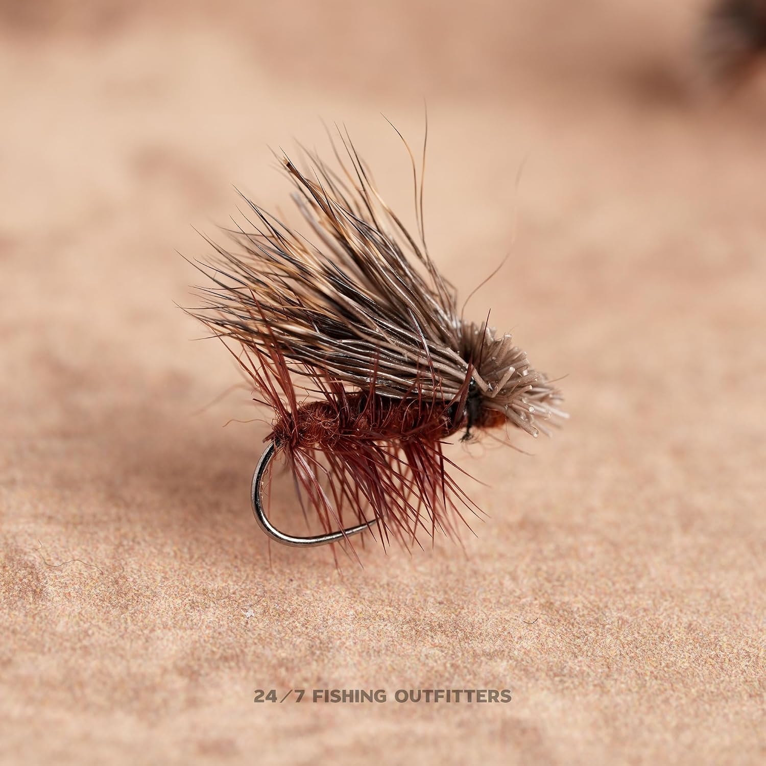 36 Hand Tied Fly Fishing Flies Assortment, 6 Patterns, Available in Dry Flies or Nymphs, Trout & Bass Fishing Flies, Size 12-18, Includes Fly Box