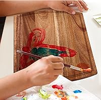 Vista 35 de Patelai 12 Pack Large Cutting Boards Bulk Wooden Kitchen Chopping Boards for Crafts DIY Wedding Housewarming Gift(Walnut Wood,12 x 16 Inch)