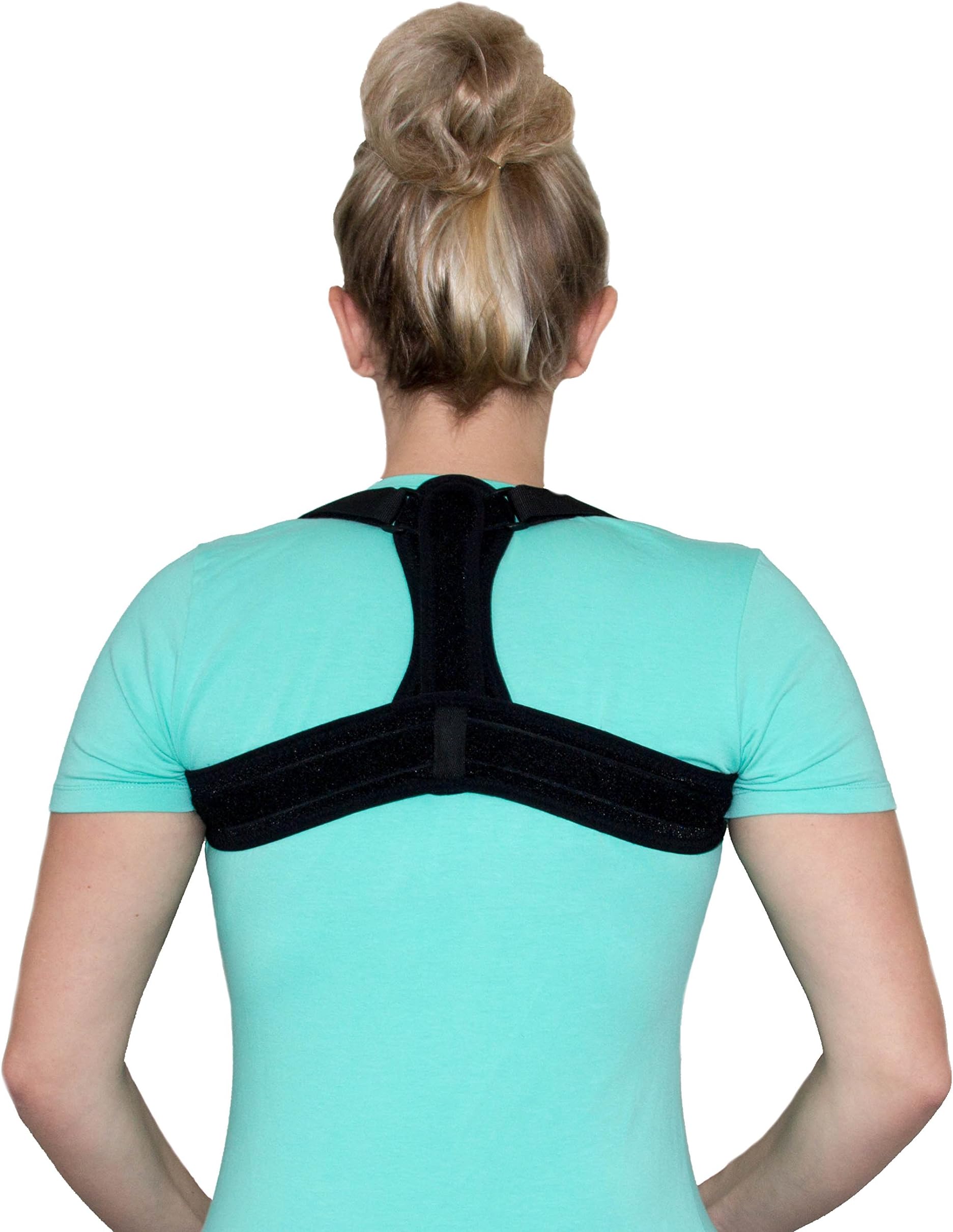 ANGELO FITNESS Posture Corrector - Posture Brace - Shoulder Brace - for Men and Women - Fixes Smartphone and Computer Posture