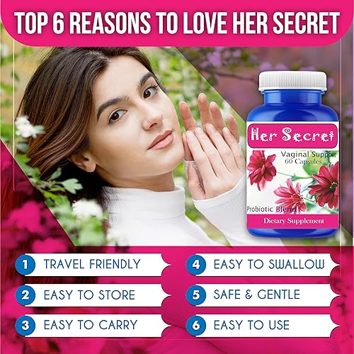 Miniatura 2 de Celebrity LifeStyle Product Her Secret - Probiótico para mujer con prebióticos, probióticos diarios para mujeres, salud digestiva, equilibrio