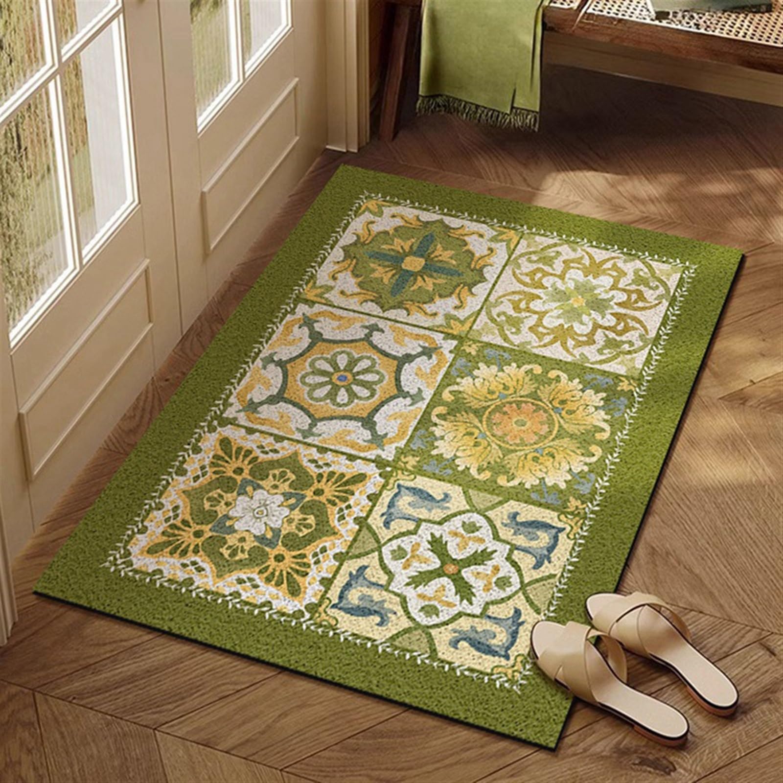 Tapis de porte extérieur antidérapant et paillasson d'entrée