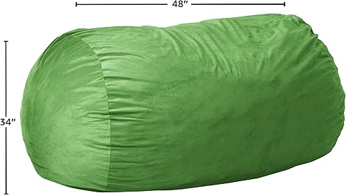 Miniatura 60 de Chill Sack Silla de puf, tumbona de 6 pies, microgamuza azul marino - solo funda Microsuede,Microsuede - Negro - Solo funda,Microsuede - Camel -