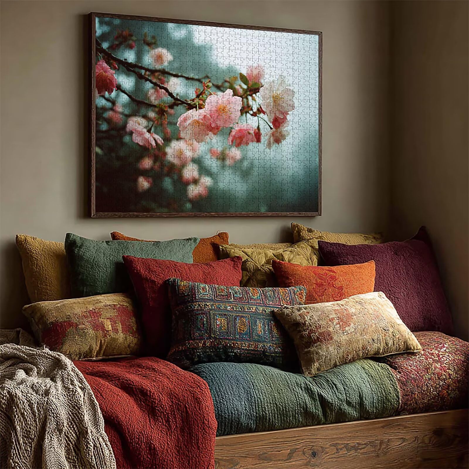 Flor Puzzle de 2000 Piezas para Adultos, Puzzle Madera con Caja 99x70cm, Rompecabezas Adultos de Alta Dificultad, DIY Juego de Rompecabezas, Pasatiempo Creativo, Decoración de Verano, (Planta) 8-3873