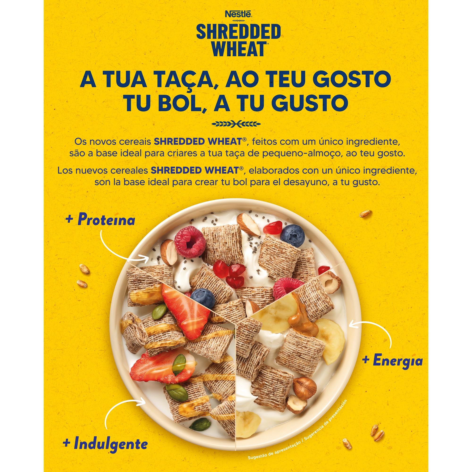 Cereales Nestlé Shredded Wheat, 7 estuches de 370g