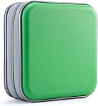 UENTIP CD - C'est une affaire.96 Capacité DVD Supporter Organisateur Sac de rangement Portable Game Music Movie CD Porte-porte-porte pour enfants Home Car Travel (Blue)