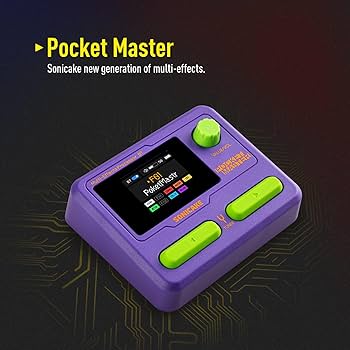 ■新品SONICAKE POCKET MASTER PURPLE ポケットマスタ Amazon.com: SONICAKE Pocket Master-Portable Multi Effects Pedal