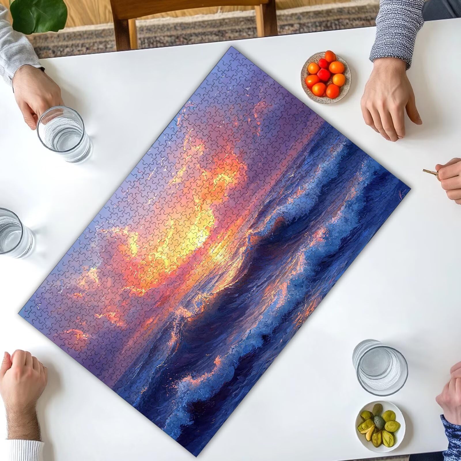 2666 puzzle morskie, 2000 elementów, dla dorosłych, krajobraz, drewniane puzzle, dla całej rodziny, drewniane puzzle do dekoracji pokoju, prezenty, 2000 elementów