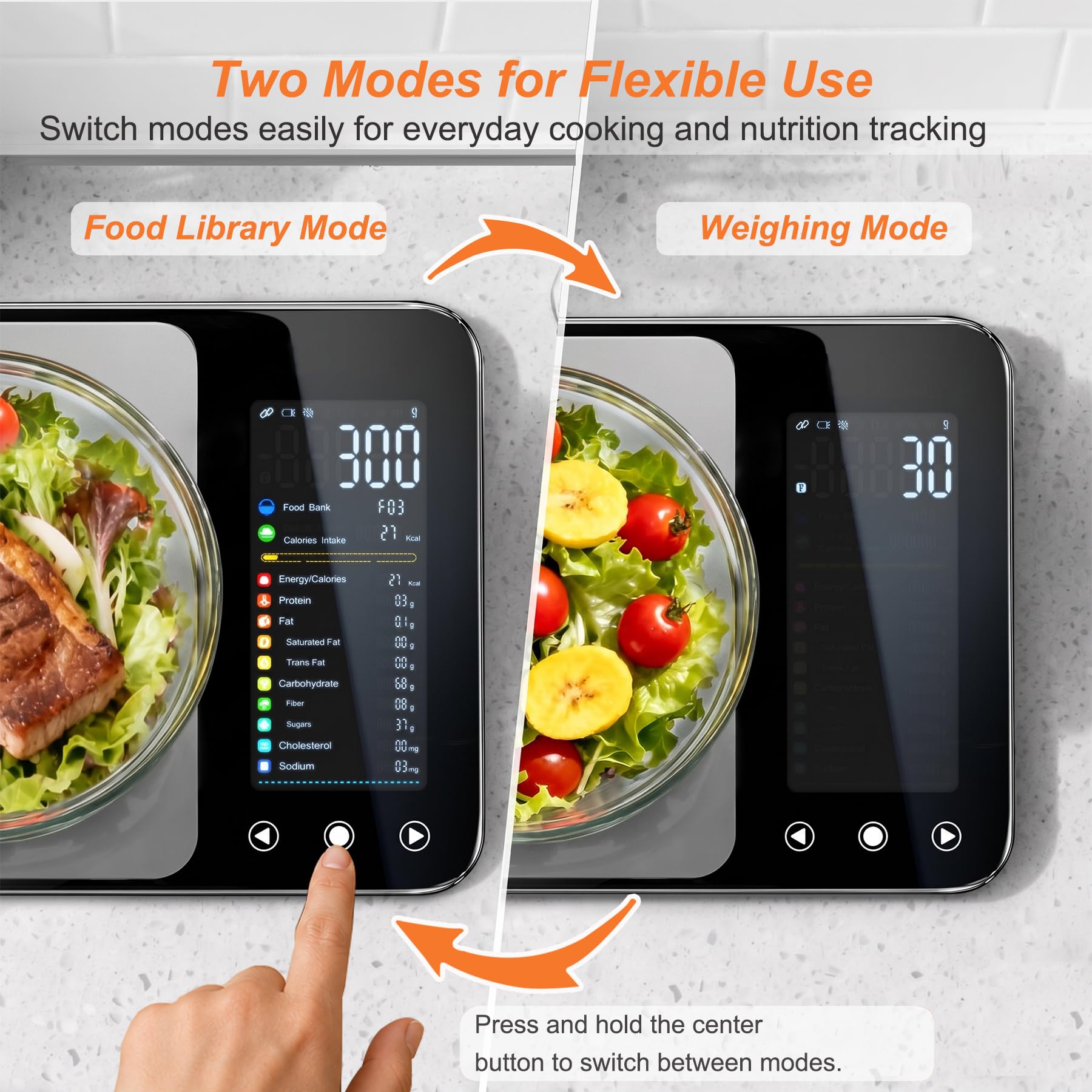 Smart Nutrition - Bilancia alimentare con app, display TFT, monitoraggio 28