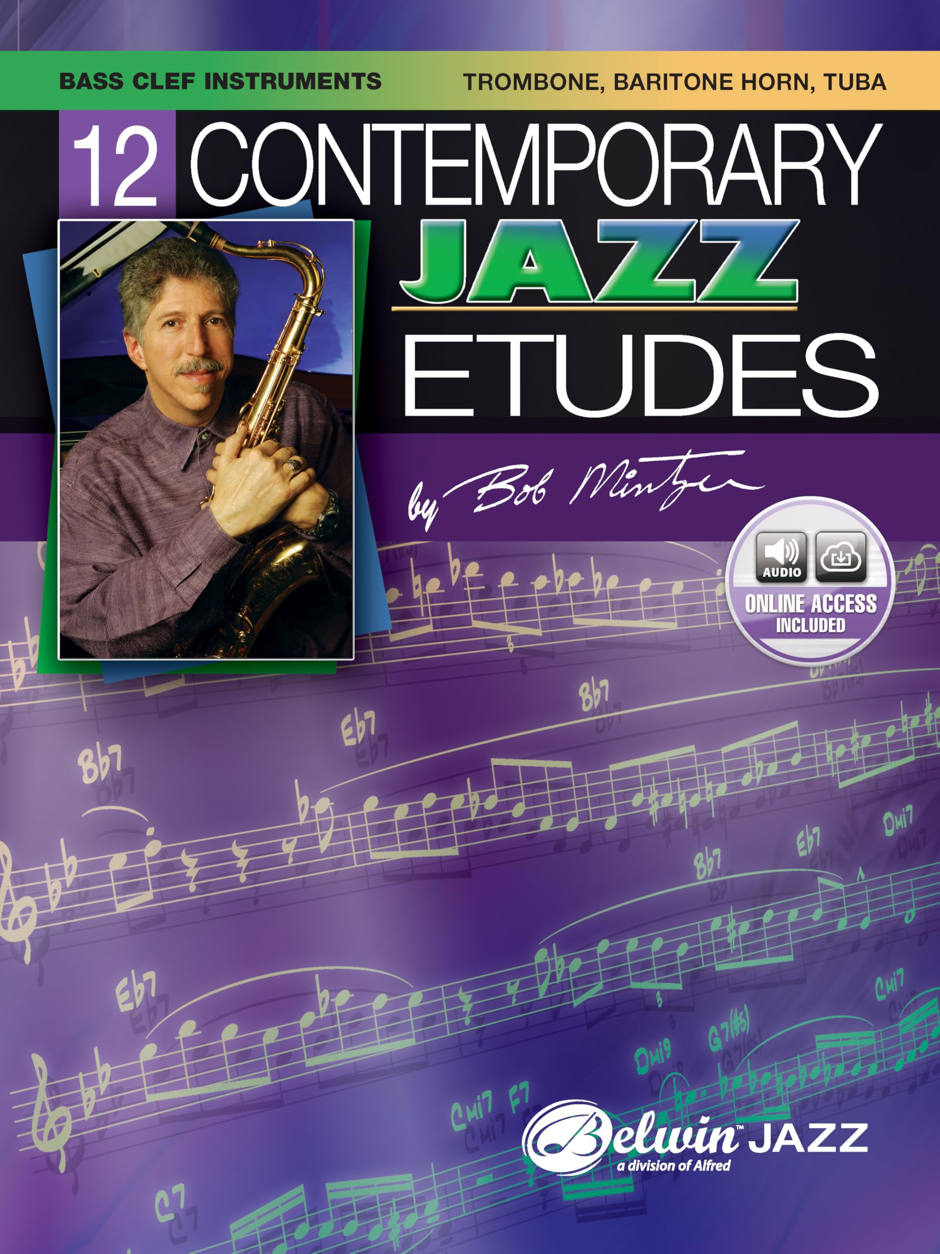 12 Contemporary Jazz Etudes clé de fa idéal pour pratiquer à la maison et progresser