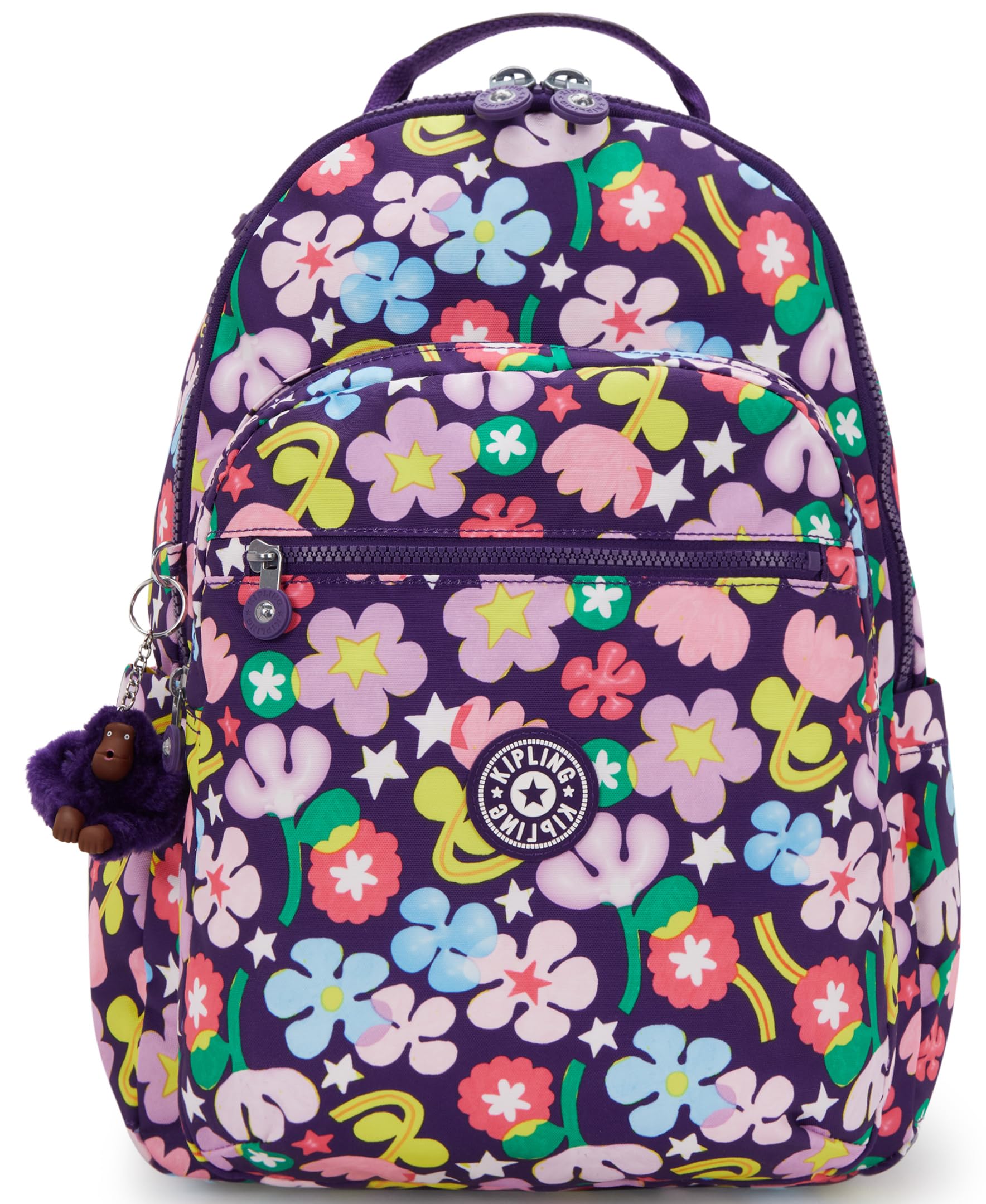 Kipling SEOUL Large Backpack with Laptop Protection FAIRY FLOWER  SS2026 RRP£98