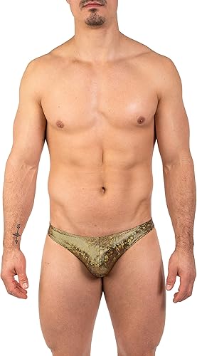 Gary Majdell Sport Traje de baño de tanga con estampado único para hombre