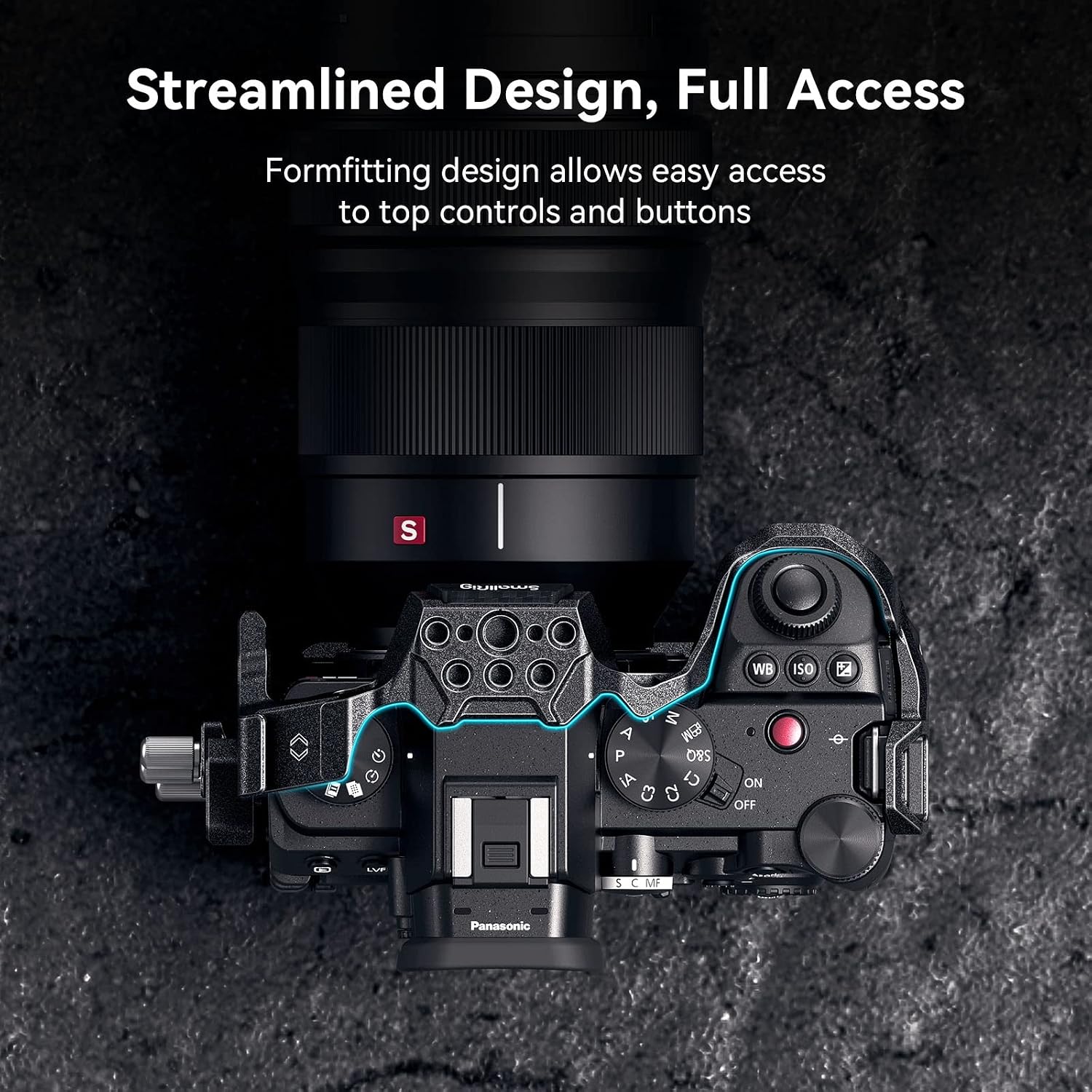 Jaula SmallRig Para Cámara Panasonic Lumix S5 II Y S5 IIX - Incluye Mango Superior NATO