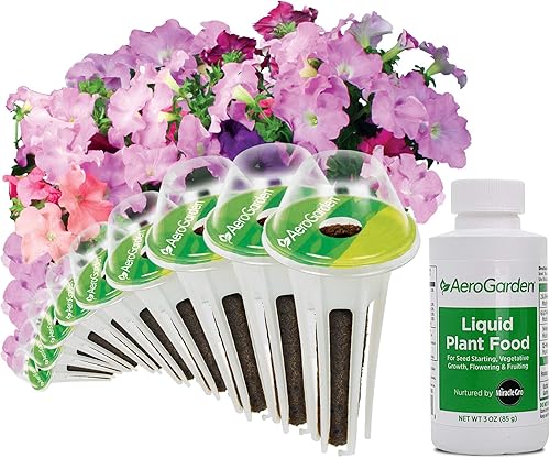 AeroGarden Love Blooms - Juego de 3 cápsulas para semillas Petunias en cascada