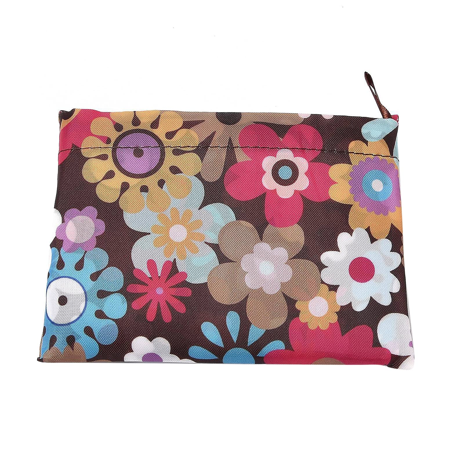 BEEFLYING 3 Pezzi Borse della spesa pieghevoli in nylon Borse shopping riutilizzabili Borsa ecologica con custodia per custodia Manico per lo shopping in viaggio (modello girasole)