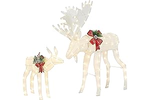 Yaheetech Christmas Moose Family
