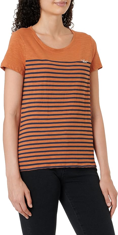 TOM TAILOR Camiseta Básica De Manga Larga Para Mujer