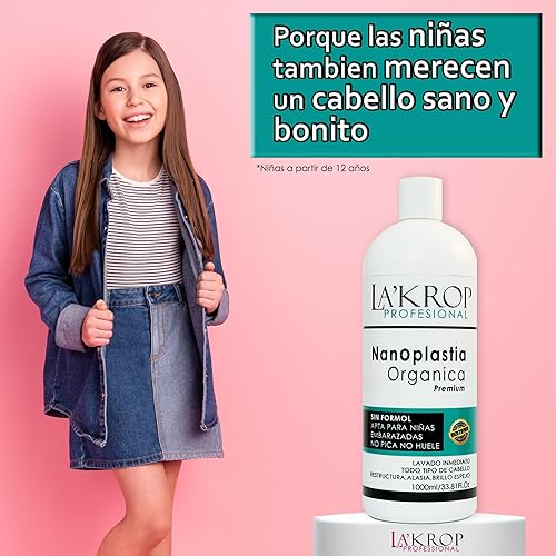 Miniatura 7 de LA ' KROP - TRATAMIENTO CABELLO DE QUERATINA - KERATINA PARA ALISAR EL PELO - TRATAMIENTO PARA CABELLO SECO Y MALTRATADO - KERATINA ORGANICA SIN