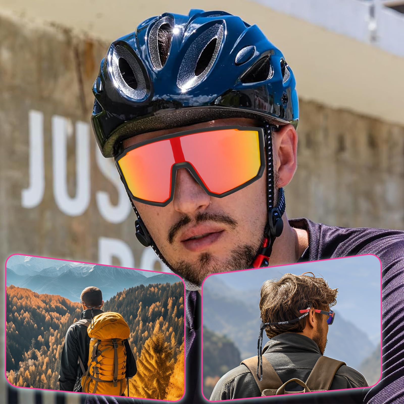 okulary szybkie rowerowe przeciwsłoneczne polaryzacyjne męskie damskie okulary sportowe UV400 ochronne do biegania wiatroszczelne do jazdy na rower