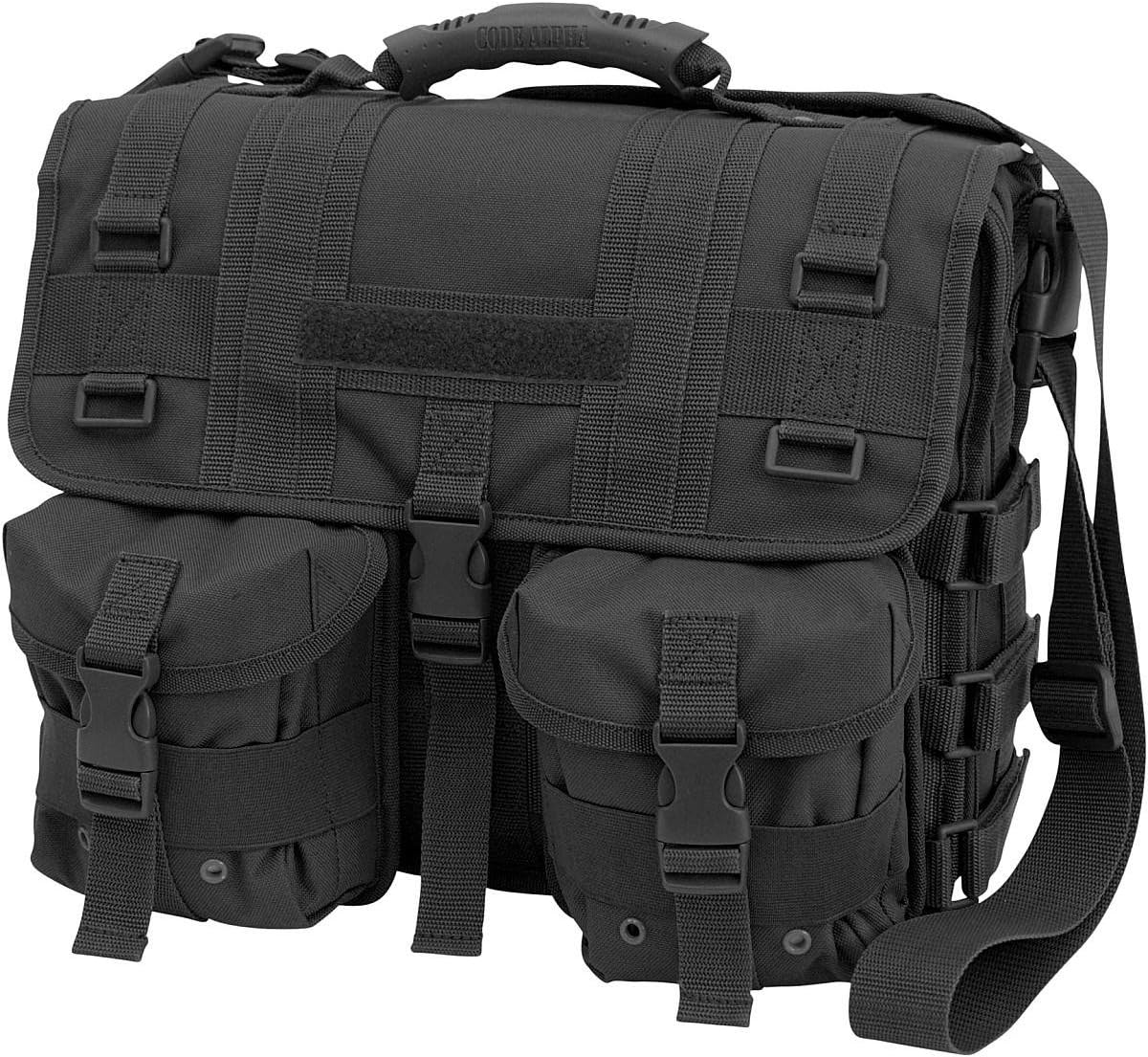 Mercury Tactical Gear Tactical Messenger Attache-Black