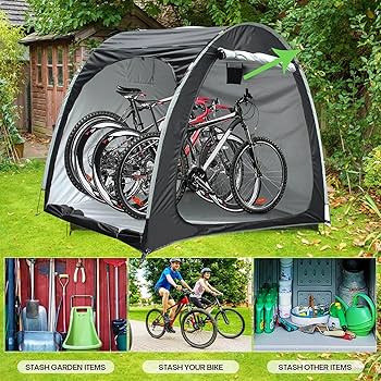 Amazon.co.jp: 自転車 テント スプライス可能 物置 屋外 小型 風