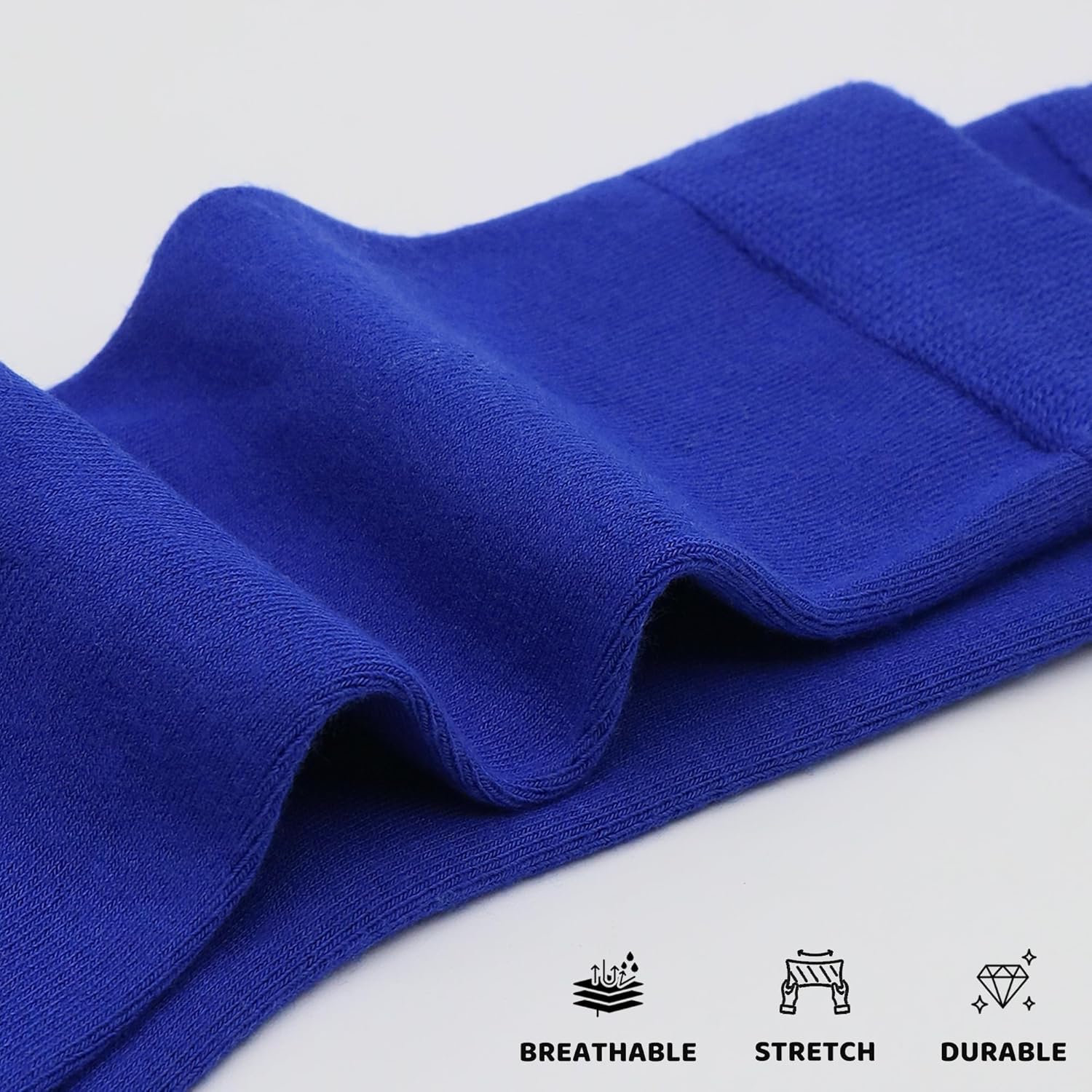 Kids Thin Crew Socks Viscose Bamboo Colorful Breathable Socks for Boy Girl Funny Solid Dress School Uniform 6 Pairs - Image 2