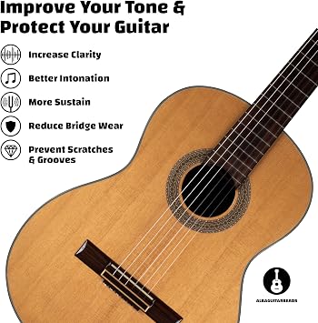 Brown for Classical Guitar Strings Beads for Classical guitar and for flamenco guitar with Nylon strings and carbon strings for classical guitar