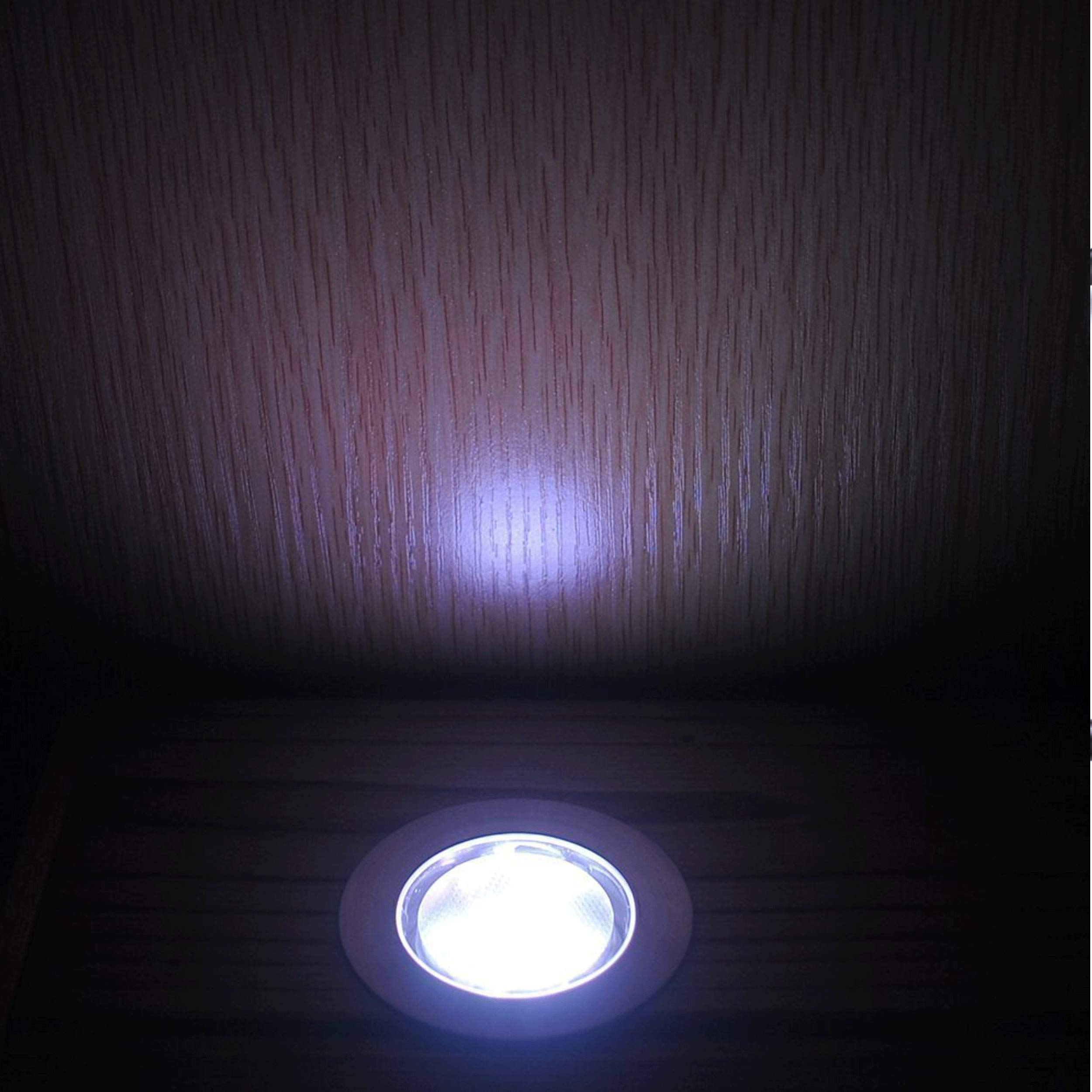 Spot LED Encastrable Extérieur IP67 1W DC12V 45mm Blanc Froid Jardin Terrasse