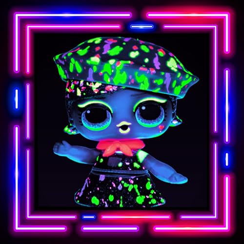 How to Draw Dolls Neon Glow Coloring Book