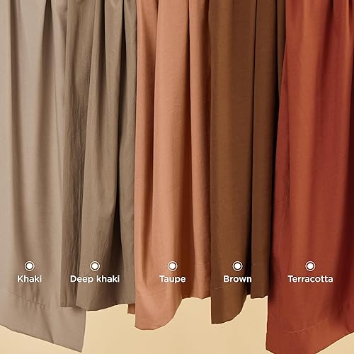 Miniatura 7 de Bedsure Funda de edredón caqui de tamaño matrimonial, suave, prelavado, 3 piezas, 1 funda de edredón de 80 x 90 pulgadas con cierre de cremallera, 2