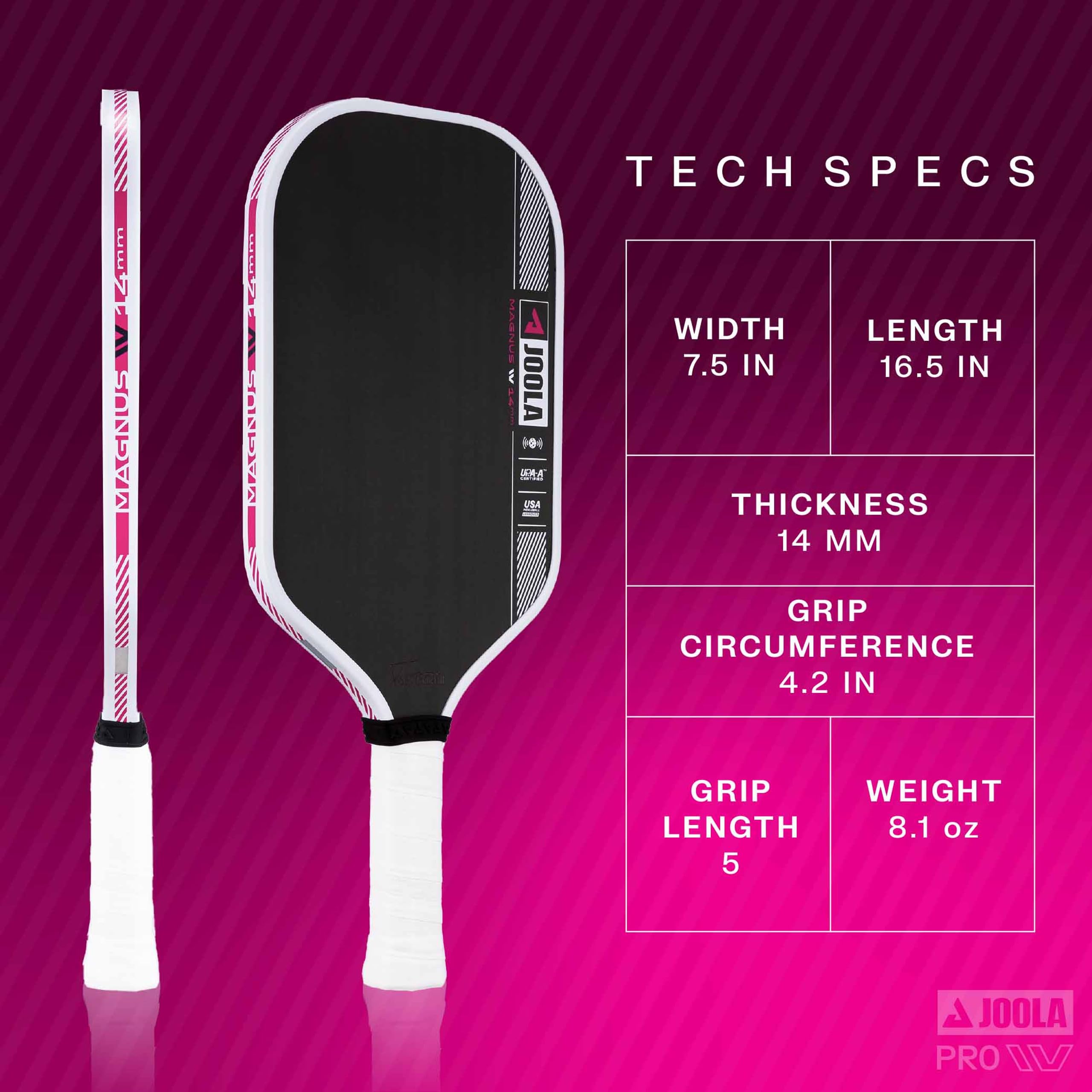 Amazon.co.jp: JOOLA Tyson McGuffin Magnus Pro IV 14mm ピックル