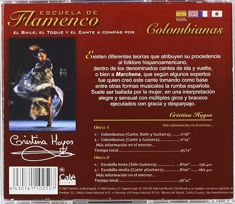 Escuela De Flamenco -Colombianas Doble-: Various Artists: Amazon.es: CDs y  vinilos}